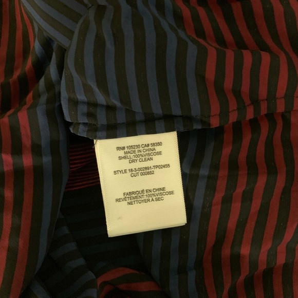 Joie Top Blouse Ishana Long Sleeve Striped Sz XXS - Picture 5 of 6